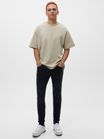 Pull&Bear Regular Jeans i svart: forside