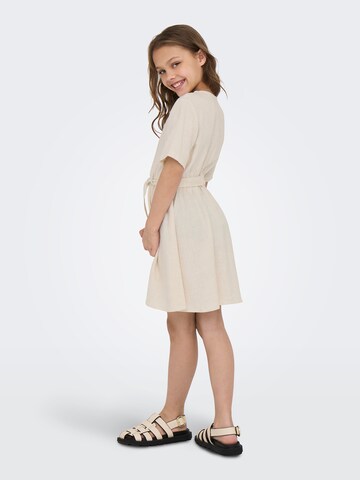 ONLY GIRLS Jurk 'KOGSiesta' in Beige