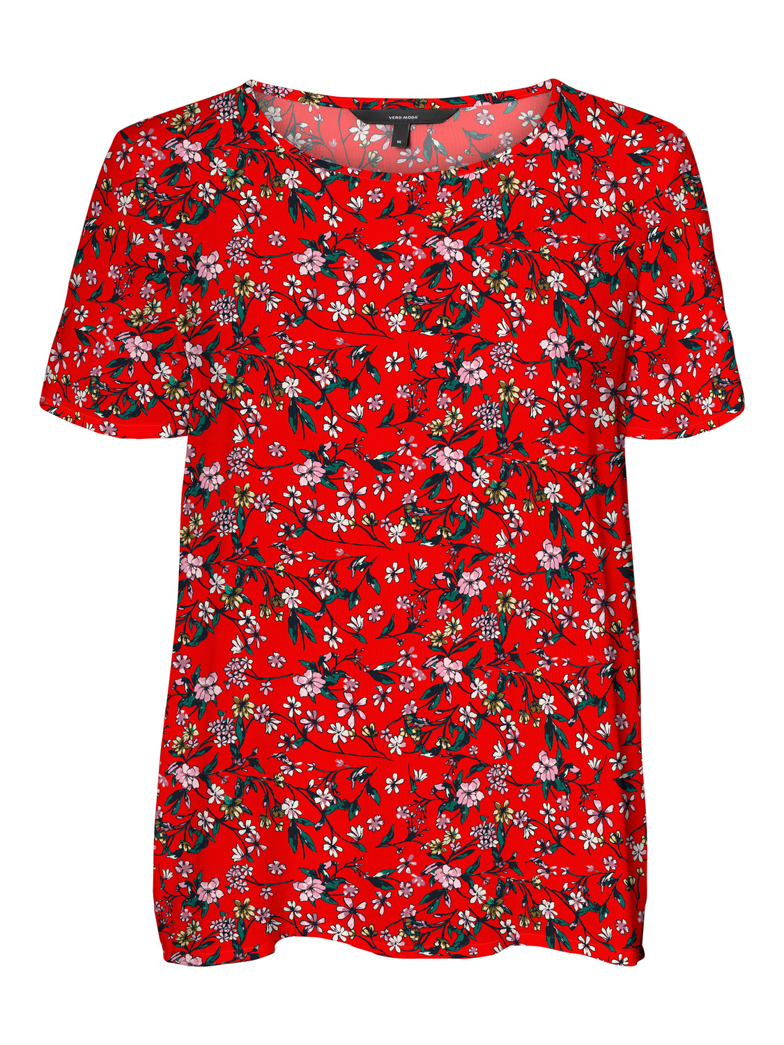 Odzież Kobiety VERO MODA Bluzka Simply w kolorze Ognisto-Czerwonym 