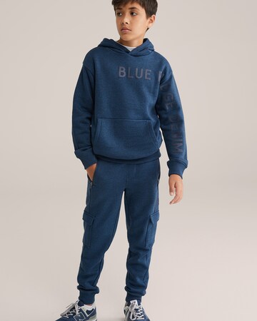 WE Fashion Tapered Trousers in Blue