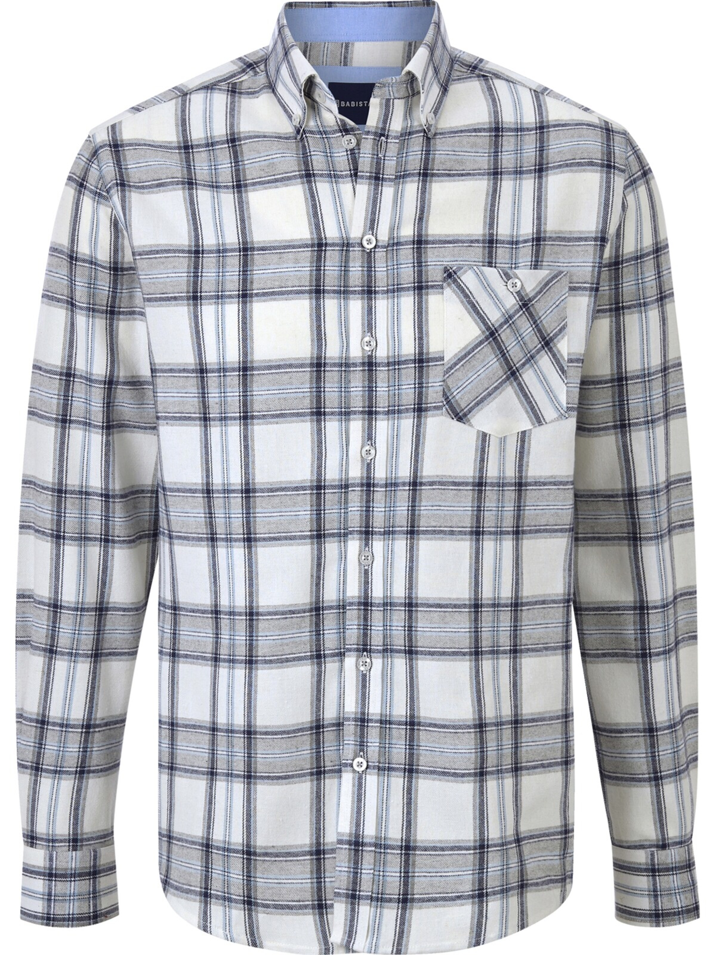 BABISTA Regular fit Button Up Shirt in Blue: front