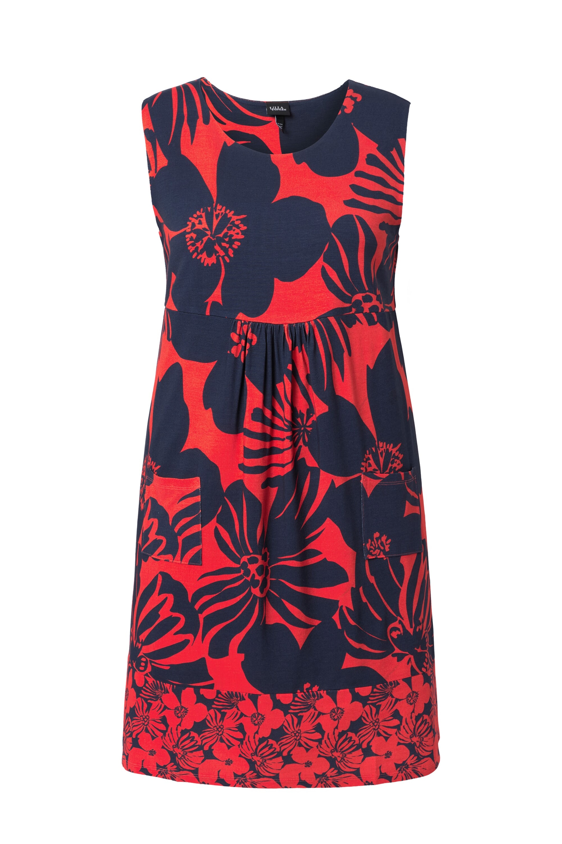 Ulla Popken Kleid in Rot: Vorderseite