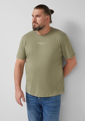 T-Shirt s.Oliver en vert : devant