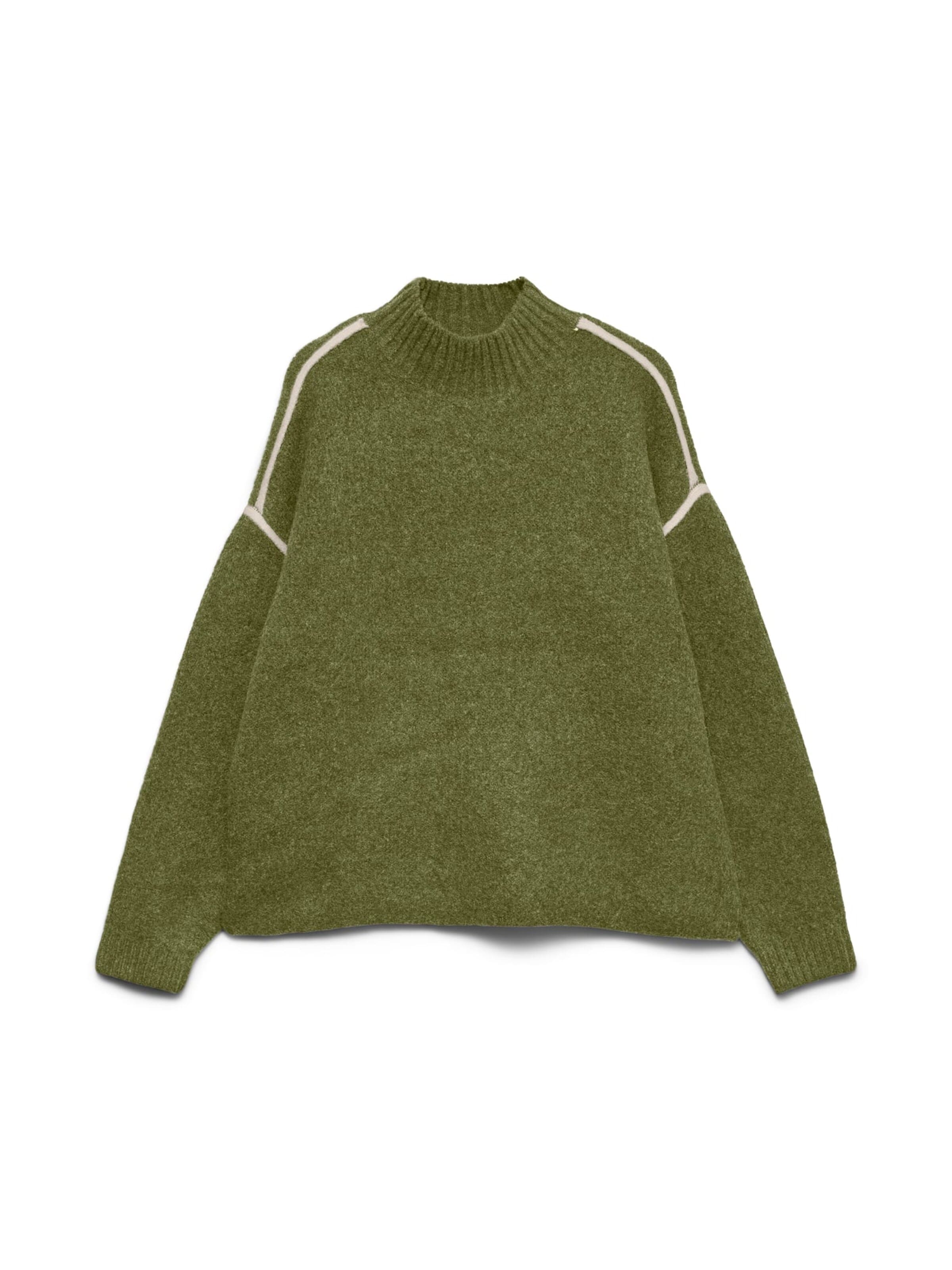 Pull-over 'VMBoom' VERO MODA en vert : devant