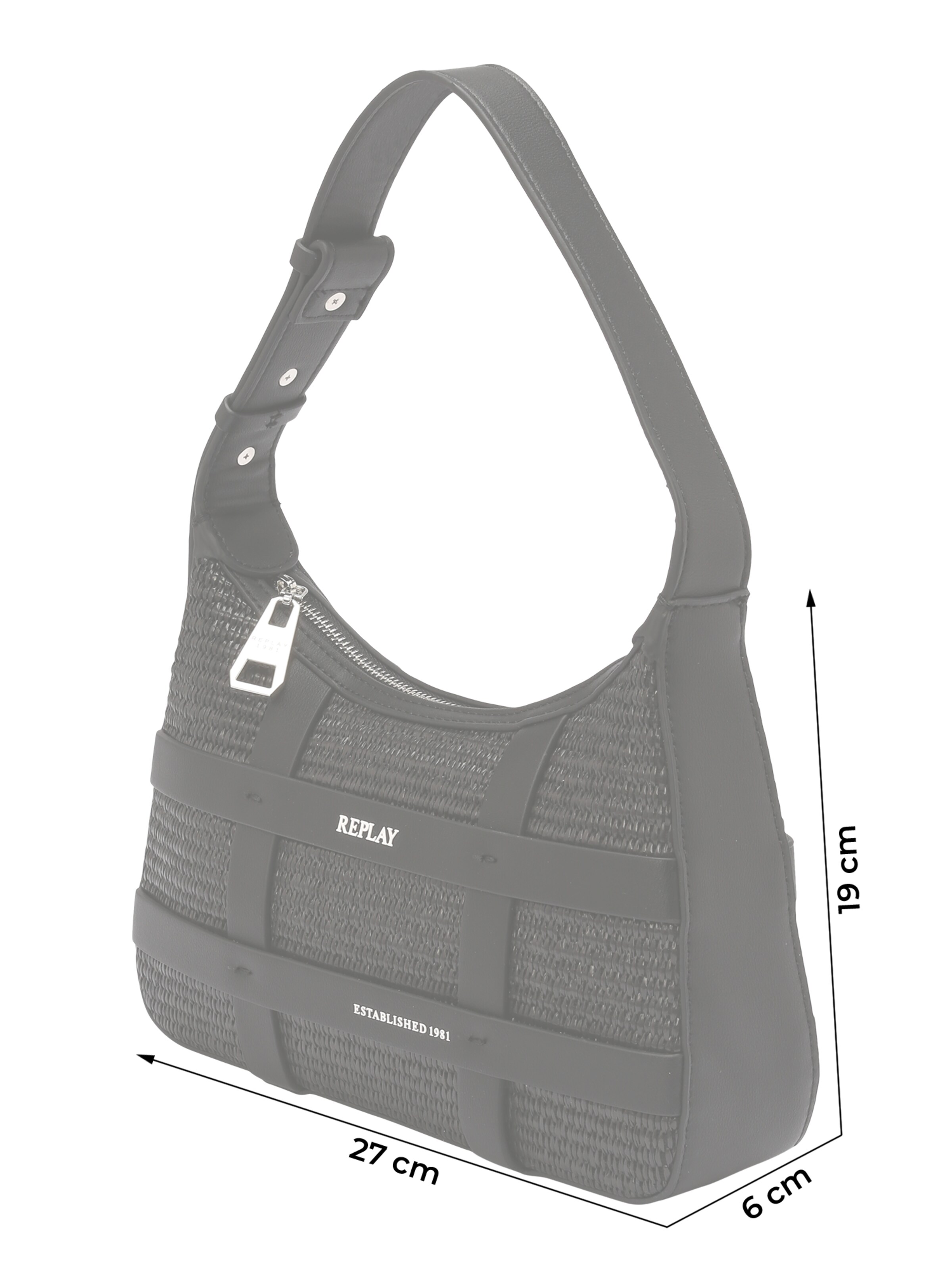 Sac bandoulière REPLAY en noir