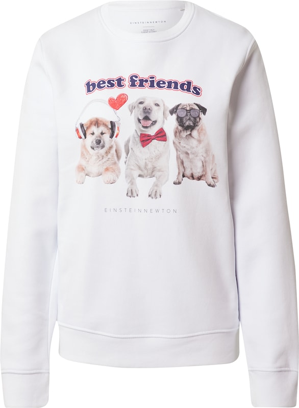 EINSTEIN & NEWTON Sweatshirt 'Klara Geist' in Weiß EINSTEIN & NEWTON Sweatshirt 'Klara Geist' in Weiß