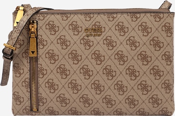 GUESS Skuldertaske 'Naya' i beige: forside