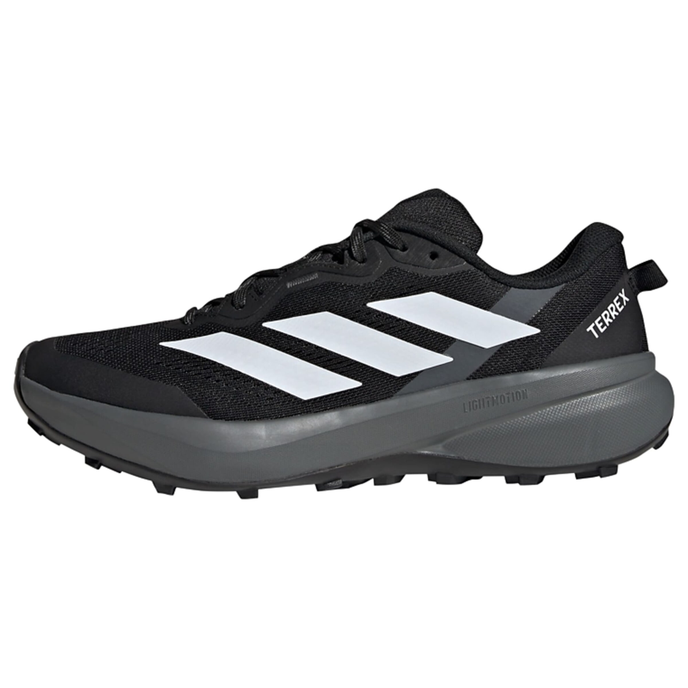 Chaussure de course 'Tracefinder Plus' ADIDAS TERREX en noir : devant