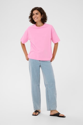 rožinė Kaffe Marškinėliai 'KAtomina'