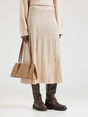Jupe 'JUDITH' Derhy en beige : devant