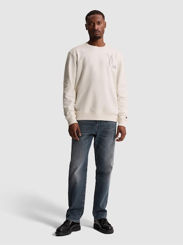Sweat-shirt CAST IRON en beige