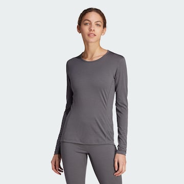 ADIDAS TERREX Base Layer 'Xperior' in Grey: front