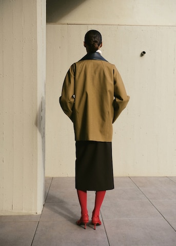 MANGO Between-Seasons Coat 'Diton' in Brown