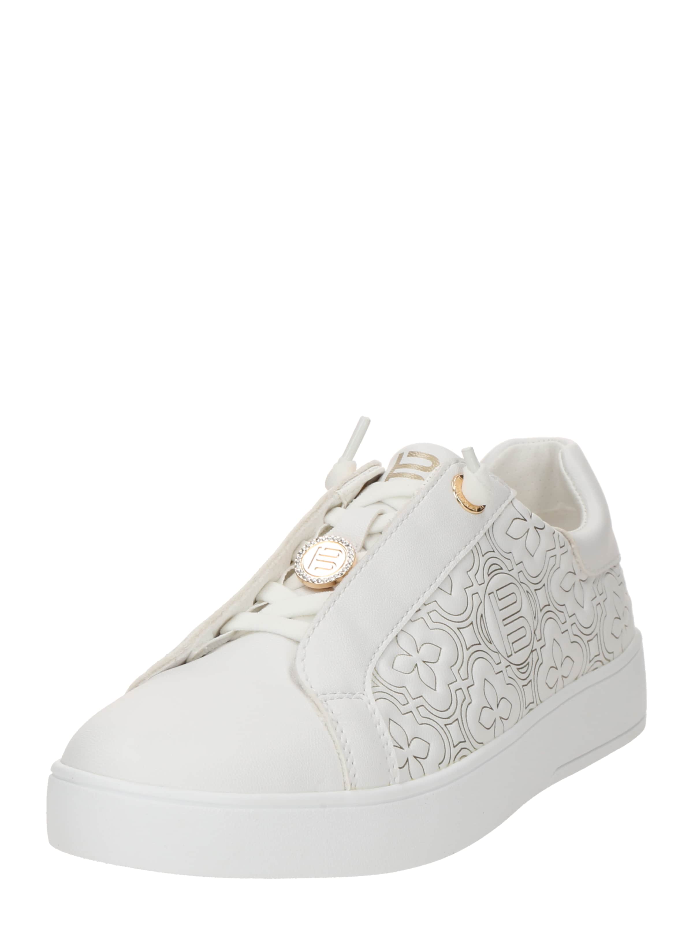 TT. BAGATT Platform trainers in White: front