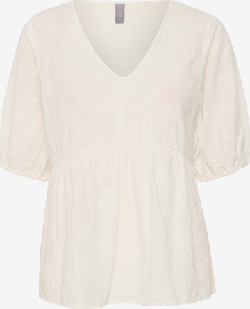 CULTURE - Blusa 'Eve' en blanco: frente