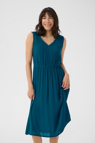 Kaffe Jurk 'Valery' in Blauw: voorkant