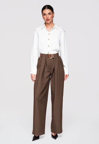 Ombre Wide leg Pants 'PACP-0101' in Brown