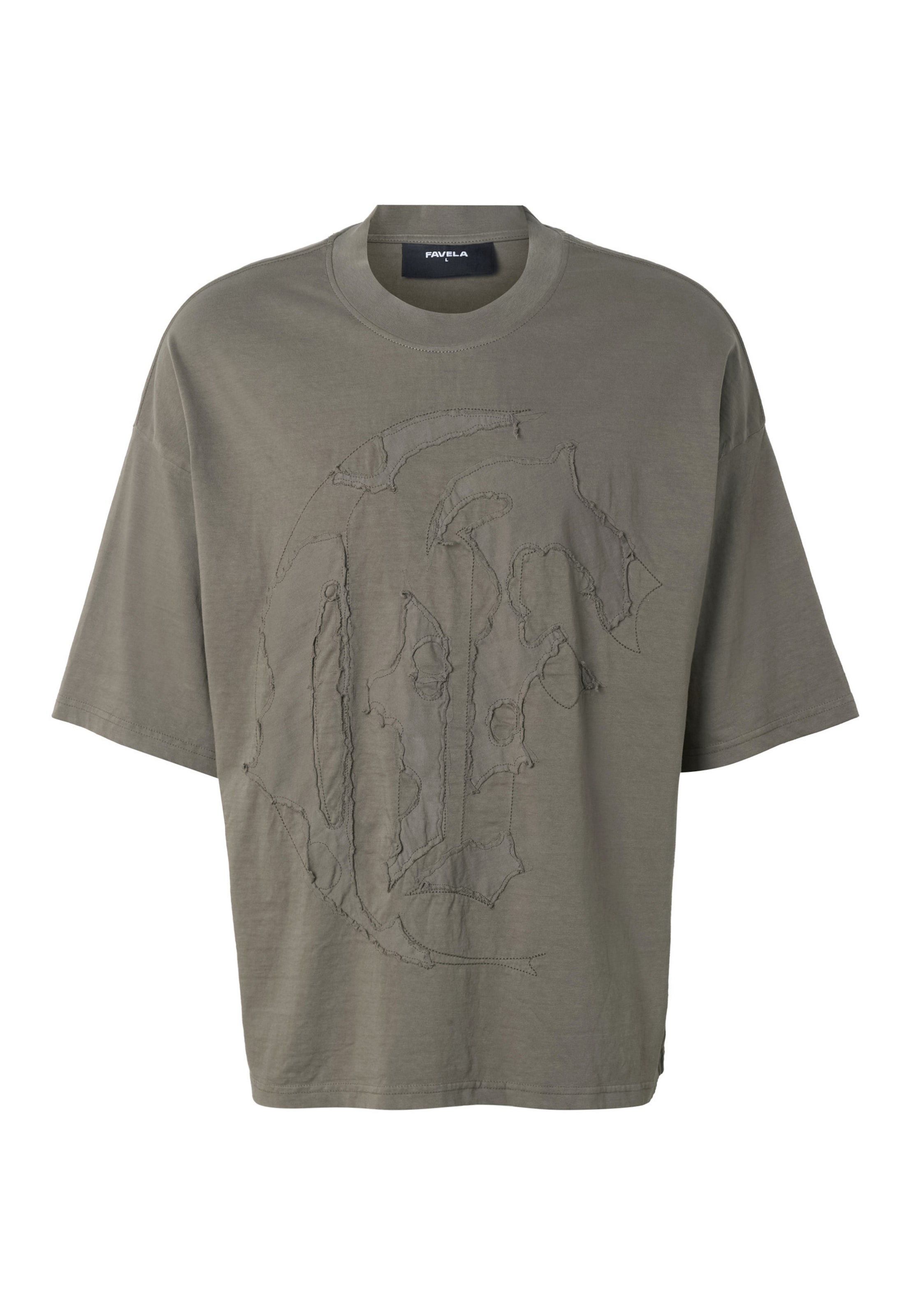 FAVELA Shirt in Grey: front