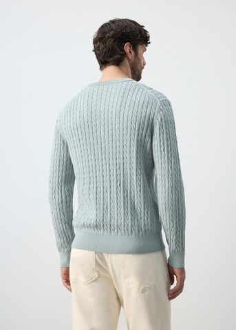 MANGO MAN Sweater 'Muguet' in Green