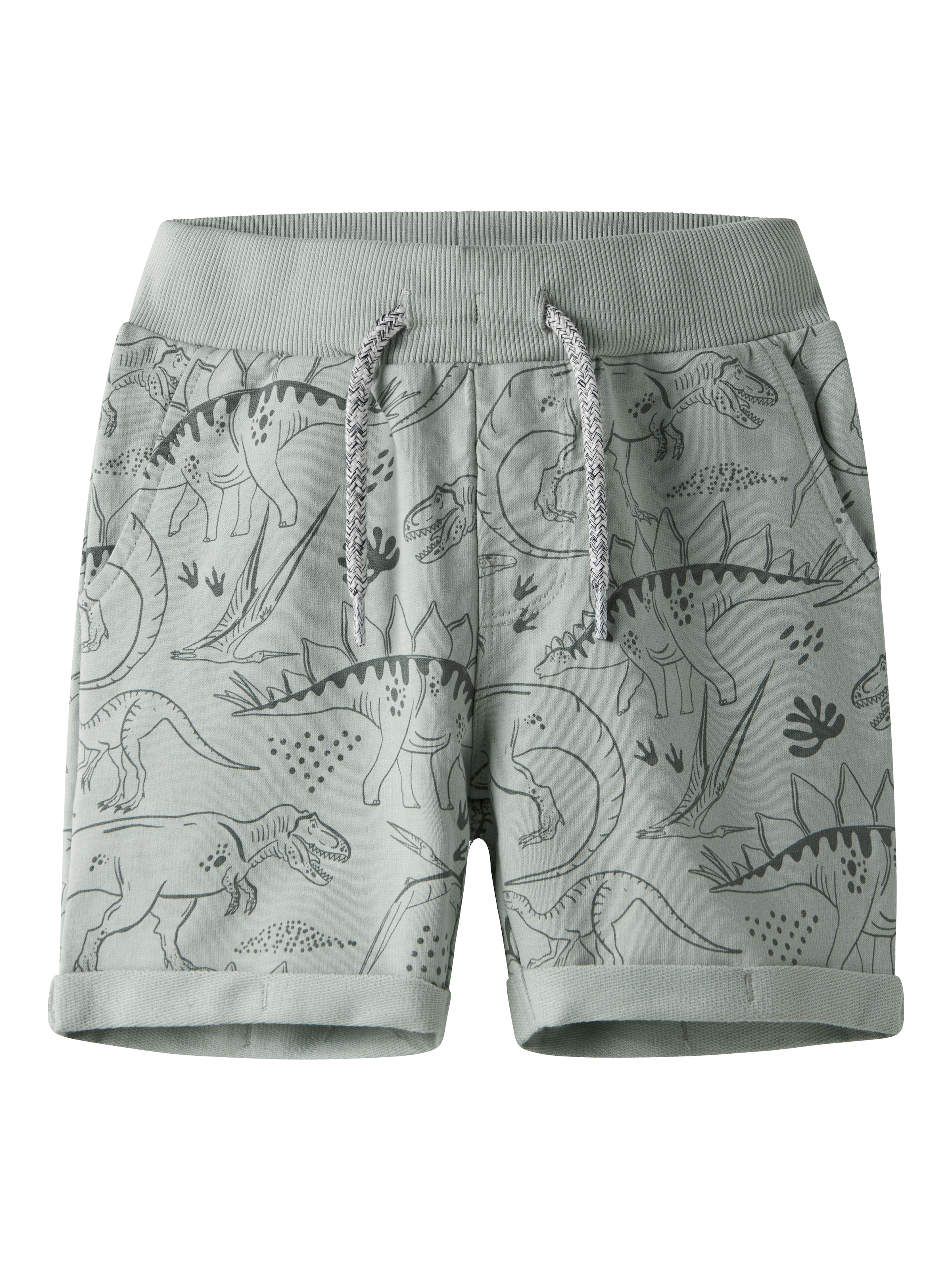 NAME IT Обычный Штаны в Серый: спереди