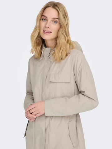 JDY Between-Seasons Parka 'Polly' in Grey