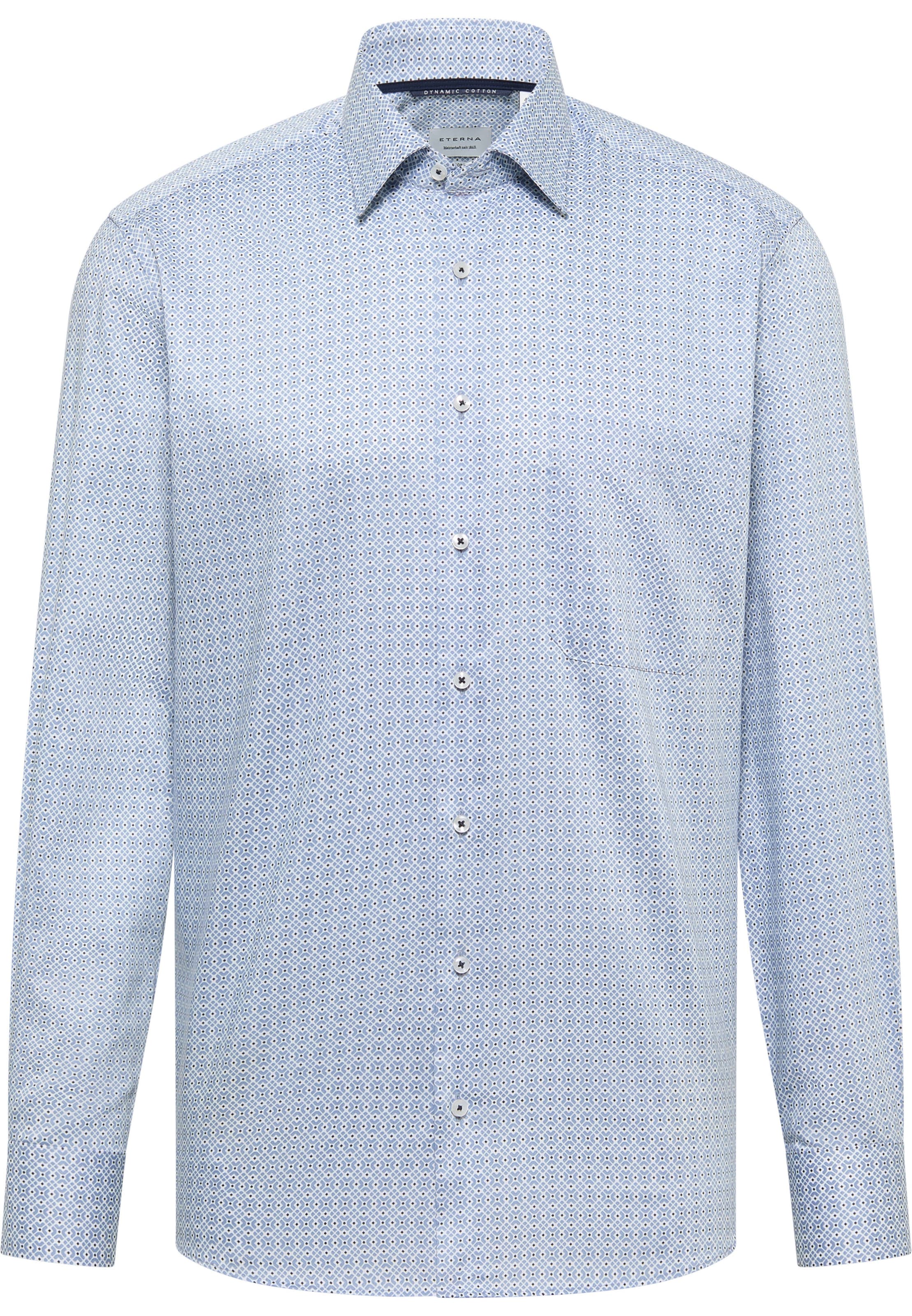ETERNA Comfort Fit Businesshemd in Blau: Vorderseite