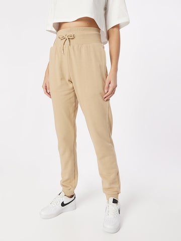 Urban Classics Tapered Broek in Beige: voorkant