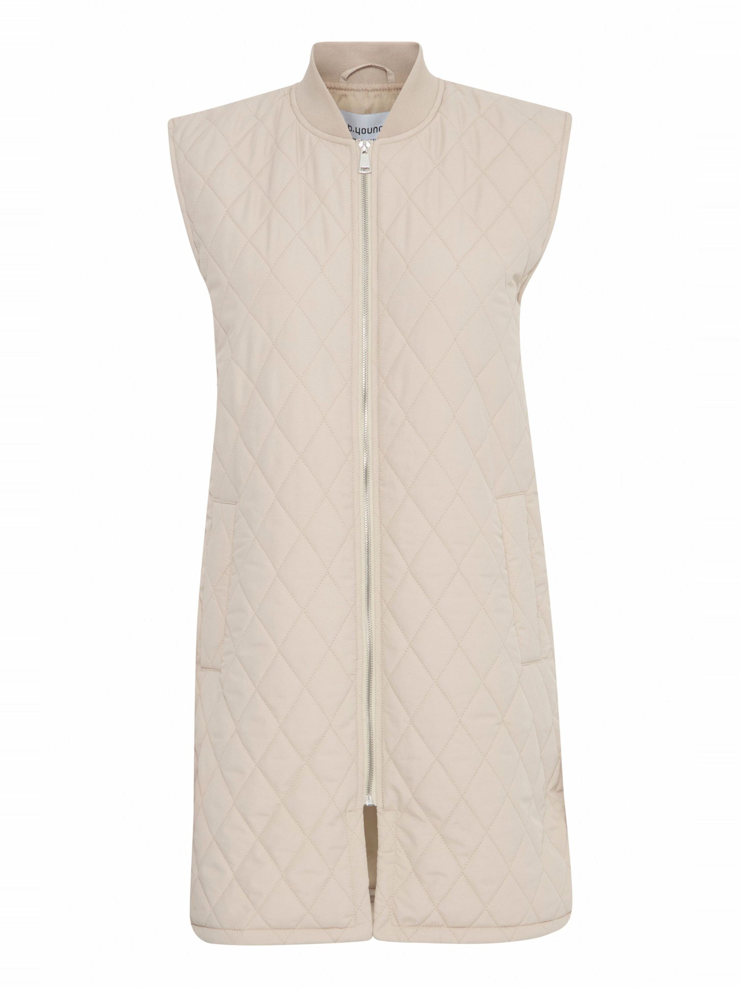 Gilet 'BETIO' b.young en marron : devant