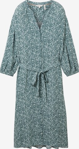 Robe-chemise TOM TAILOR en vert : devant