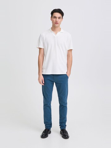 BLEND Slimfit Chino 'Natan' in Blauw: voorkant