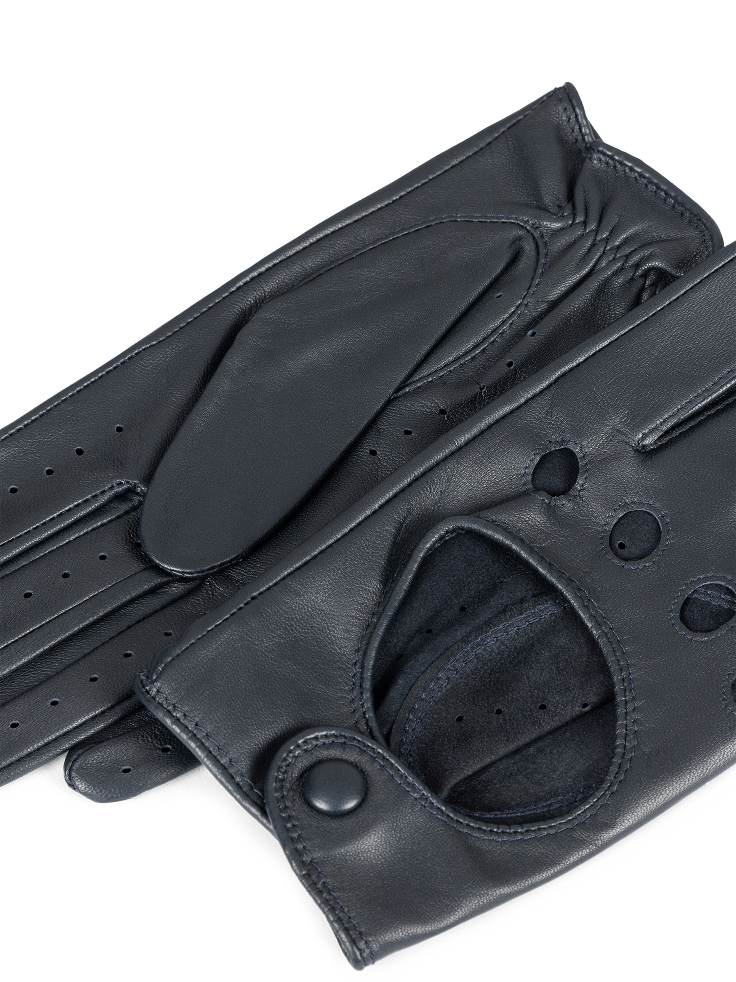 Roeckl Lederhandschuhe 'ROM AUTOFAHRER' in Blau