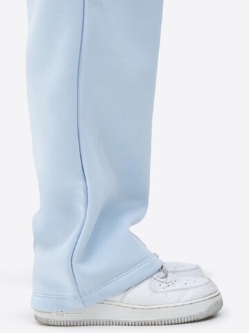 TATES Wide leg Workout Pants in Blue
