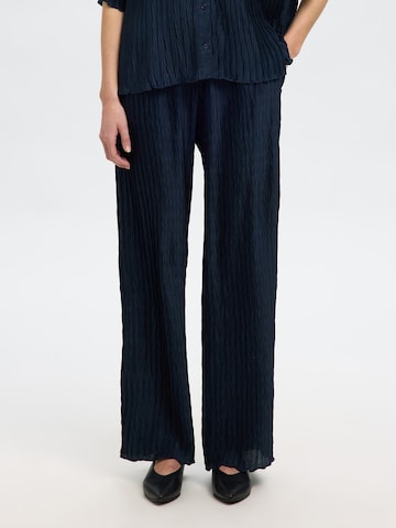 SELECTED FEMME Wide leg Trousers 'SLFELMA' in Blue: front