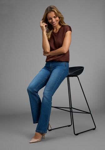 LAURA SCOTT Bluse in Braun