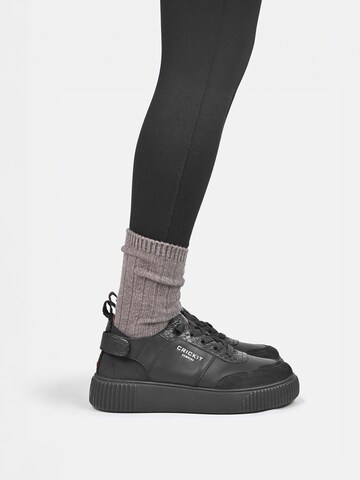 Crickit Sneakers laag ' PARIA ' in Zwart: voorkant