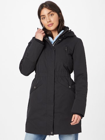 modström Between-Seasons Coat 'Denise' in Black: front