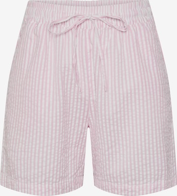 PIECES Regular Shorts 'SALLY' in Pink: predná strana