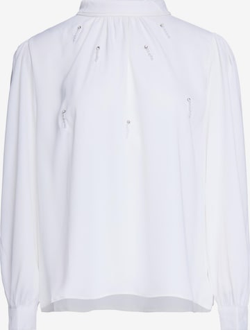 usha BLACK LABEL Blouse in Wit: voorkant