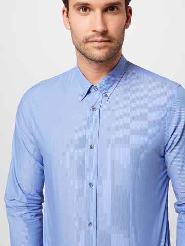 SCOTCH & SODA Slim fit Overhemd in Blauw