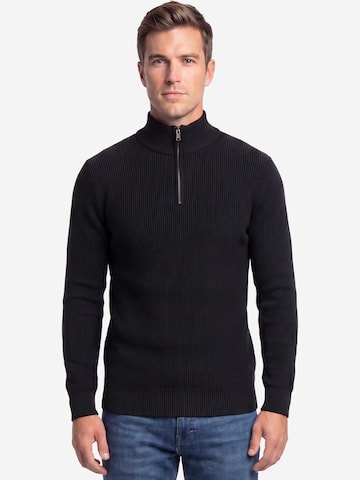 s.Oliver Pullover 'Basic' in Schwarz: Vorderseite