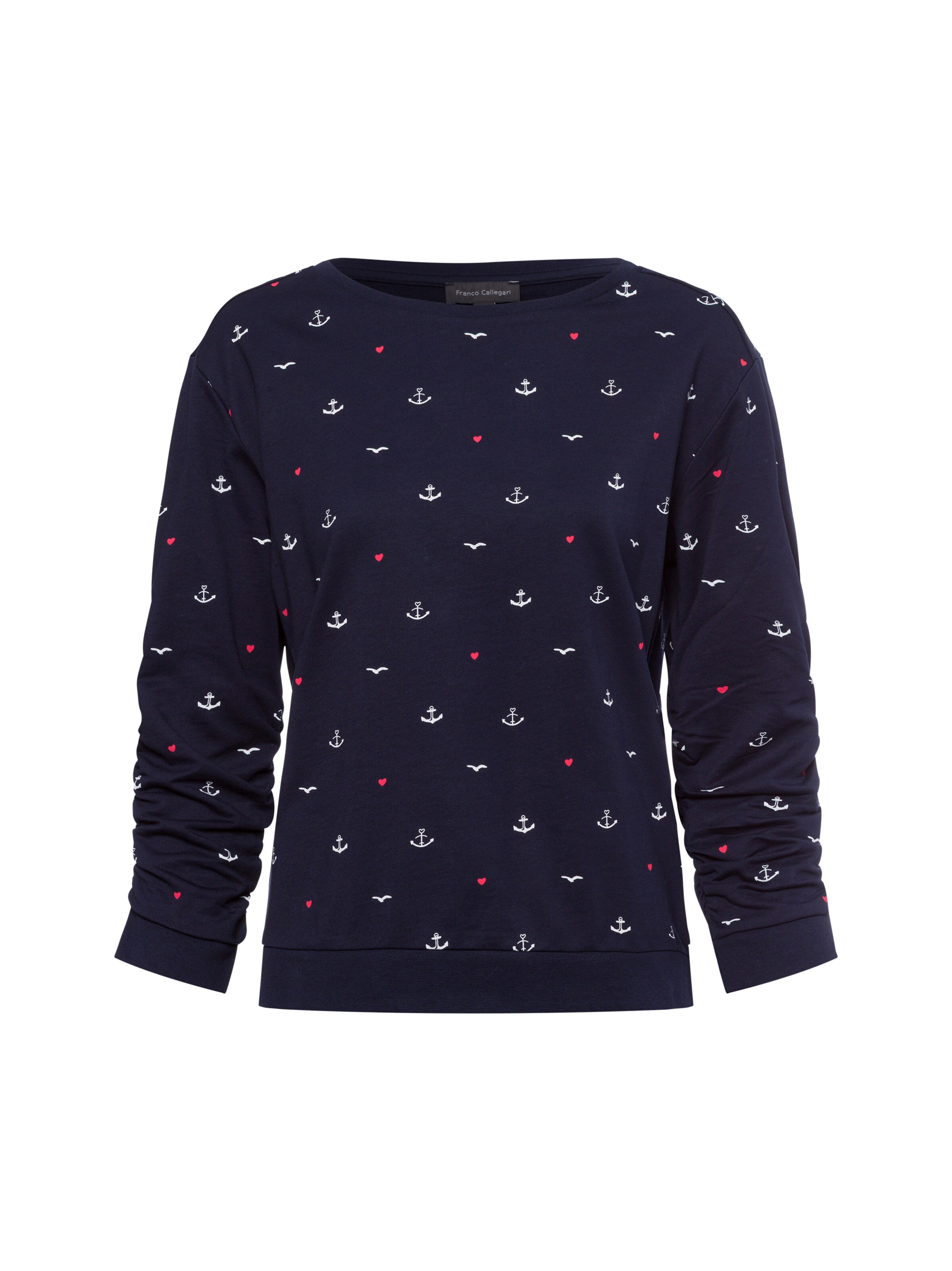 Franco Callegari Sweatshirt ' ' in Blue: front