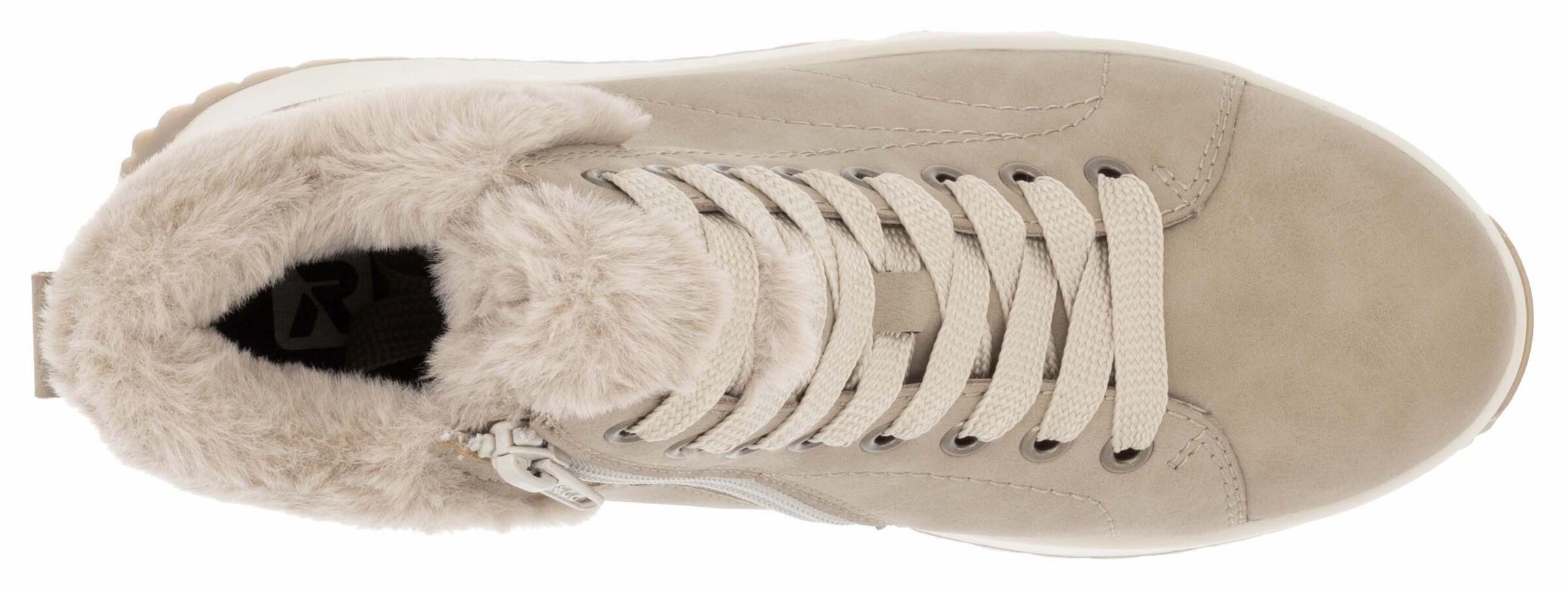 Baskets hautes Rieker en beige