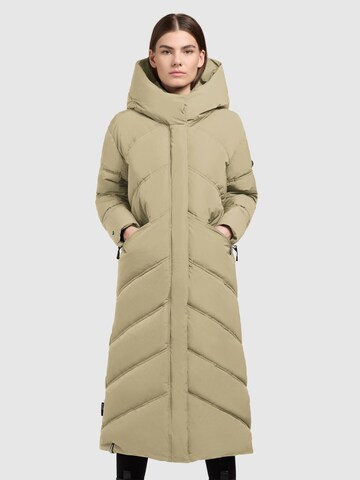 khujo Winter Coat 'Aridana' in Green: front