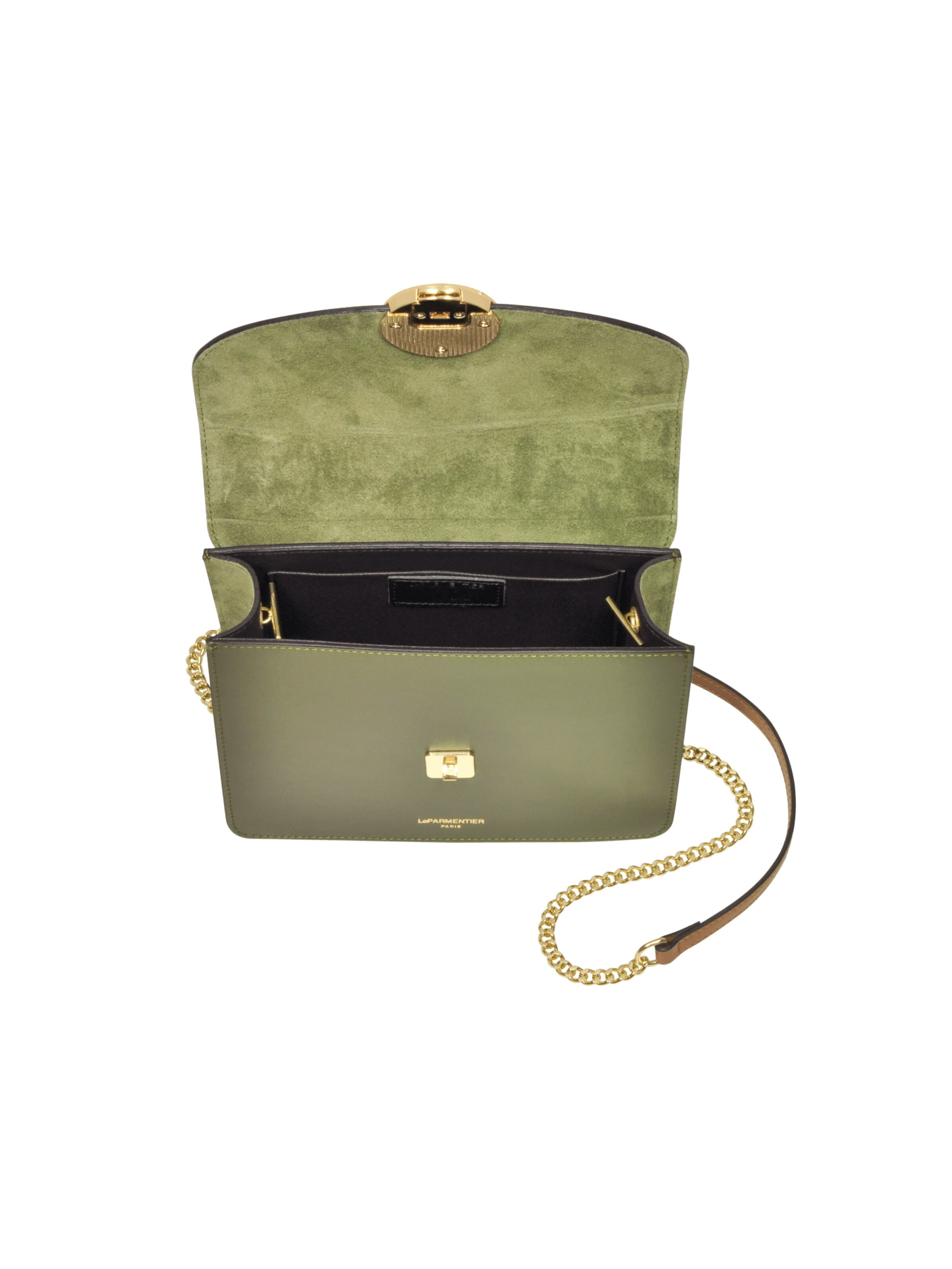 Borsa a mano 'New Ondina' di LeParmentier in verde