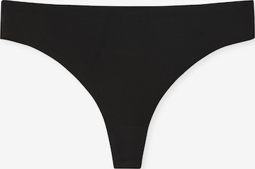 SCHIESSER Thong ' Invisible Soft ' in Black: front