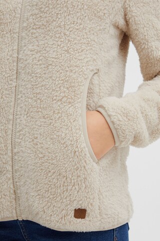 Oxmo Fleece jas in Beige