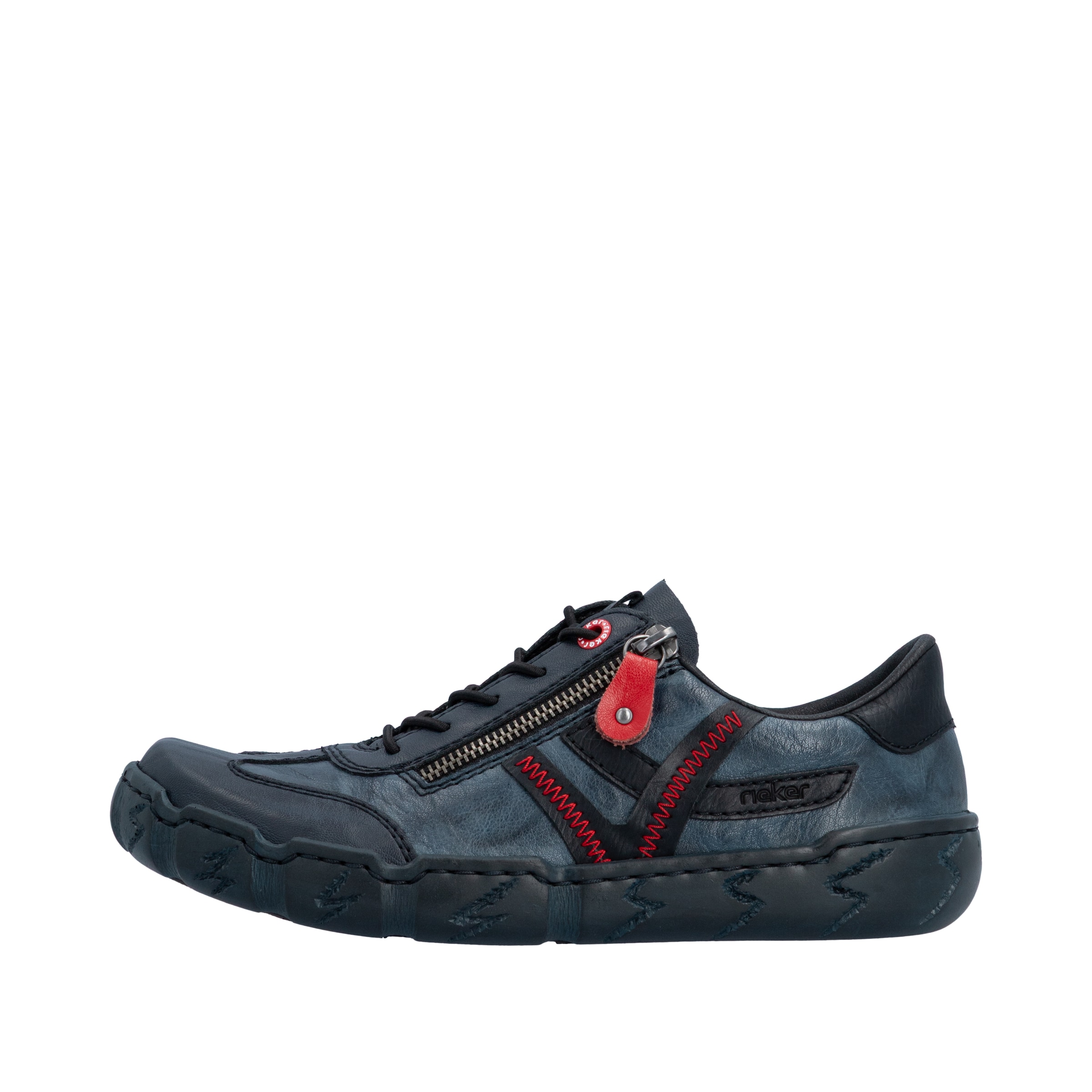 Baskets basses Rieker en bleu