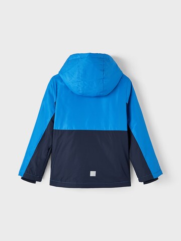 NAME IT Prehodna jakna 'Mikael' | modra barva