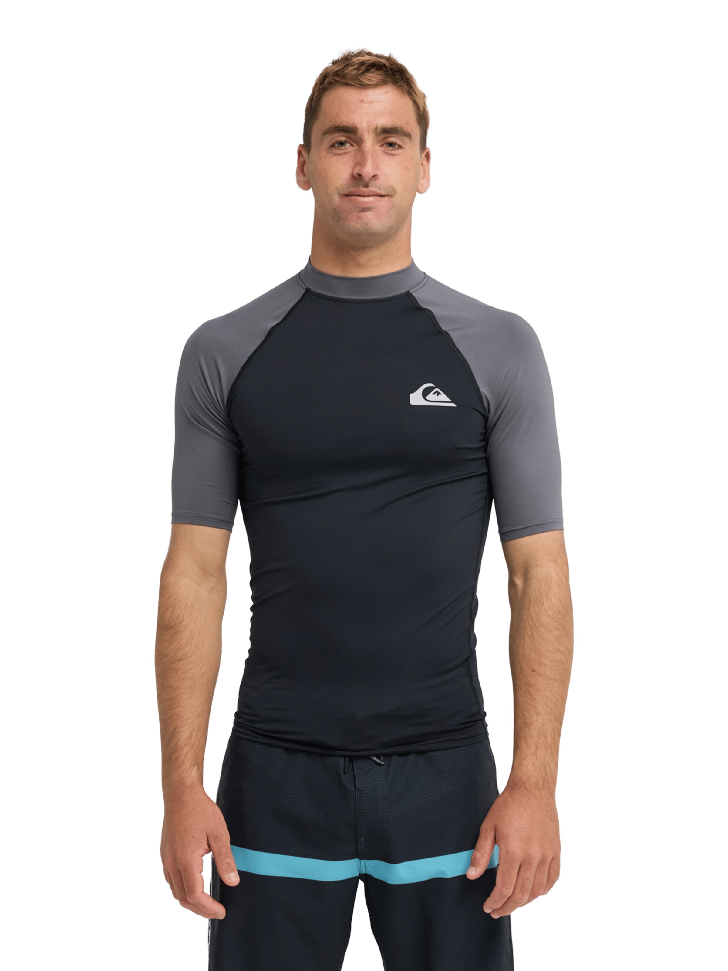 QUIKSILVER Funktionsshirt 'Everyday' in Schwarz: Vorderseite