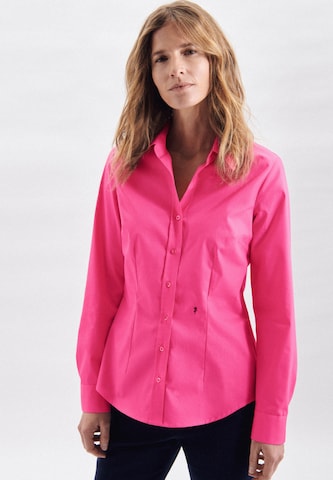 SEIDENSTICKER Blouse 'Schwarze Rose' in Roze: voorkant